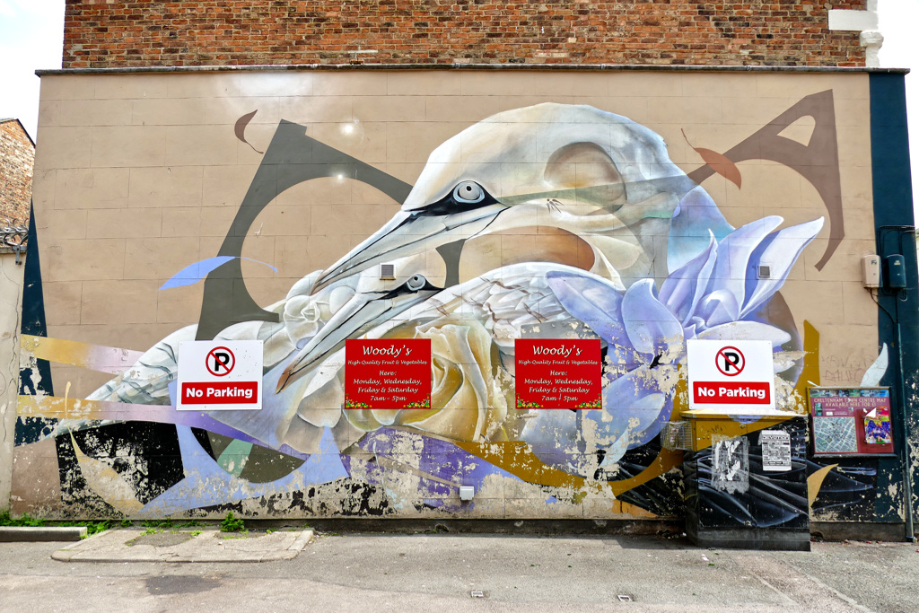 Mural by Curtis Hylton in Cheltenham