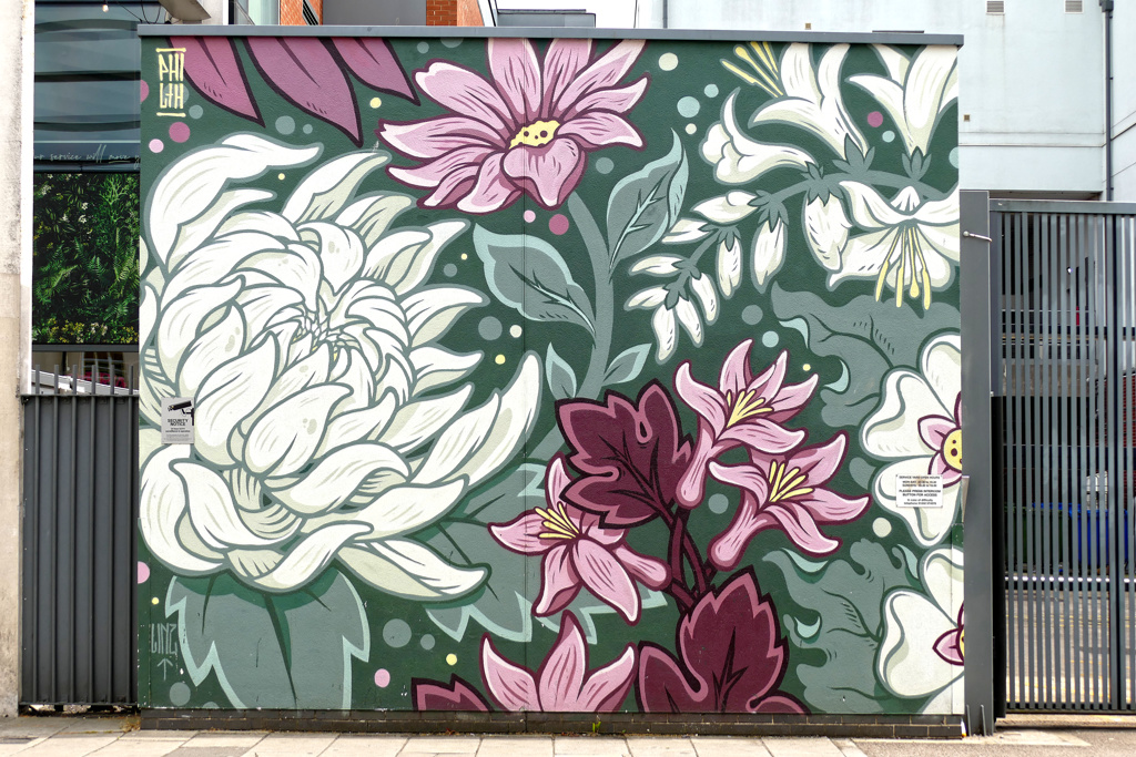 Mural by PHILTH in Cheltenham