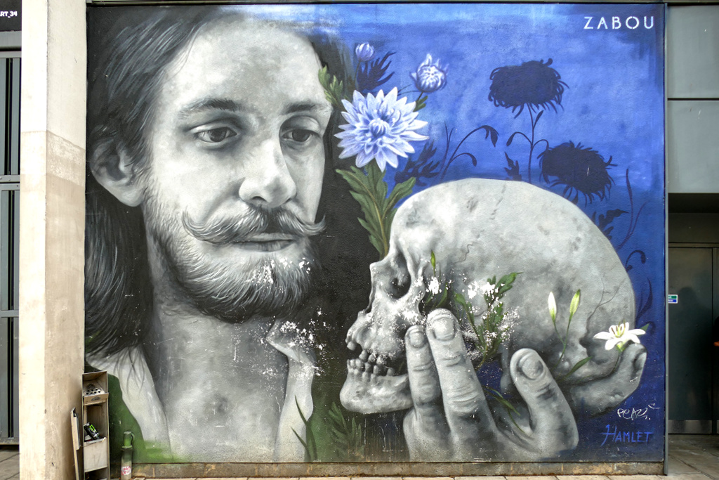 Mural by Zabou in Cheltenham.
