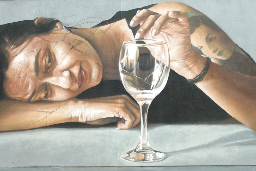 Mural by Liam Bononi in Cheltenham