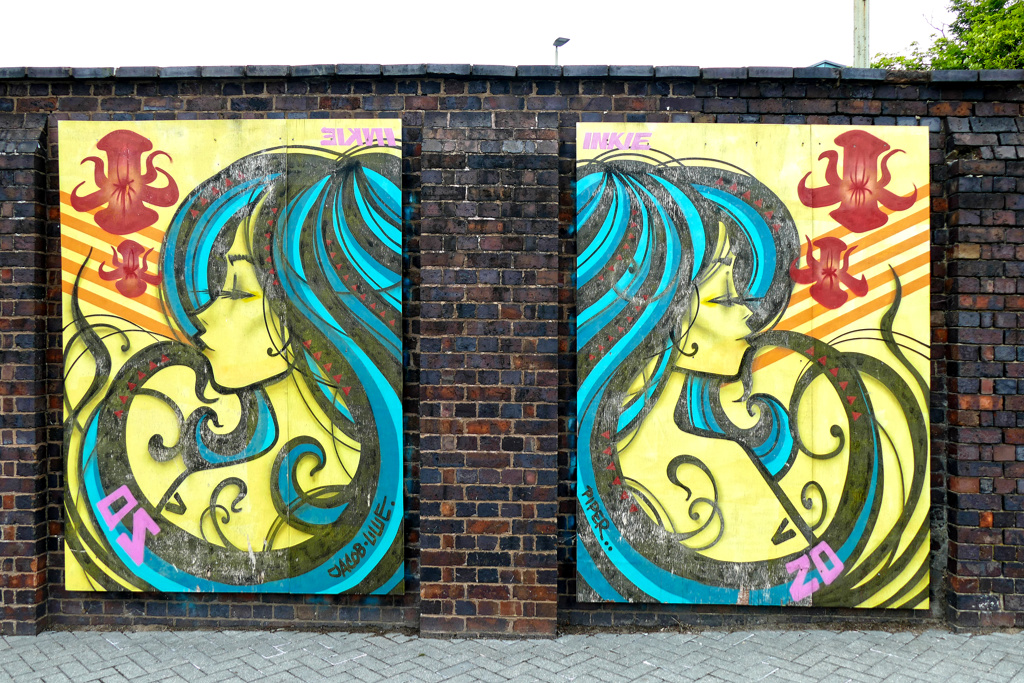 Mural by Inkie in Cheltenham