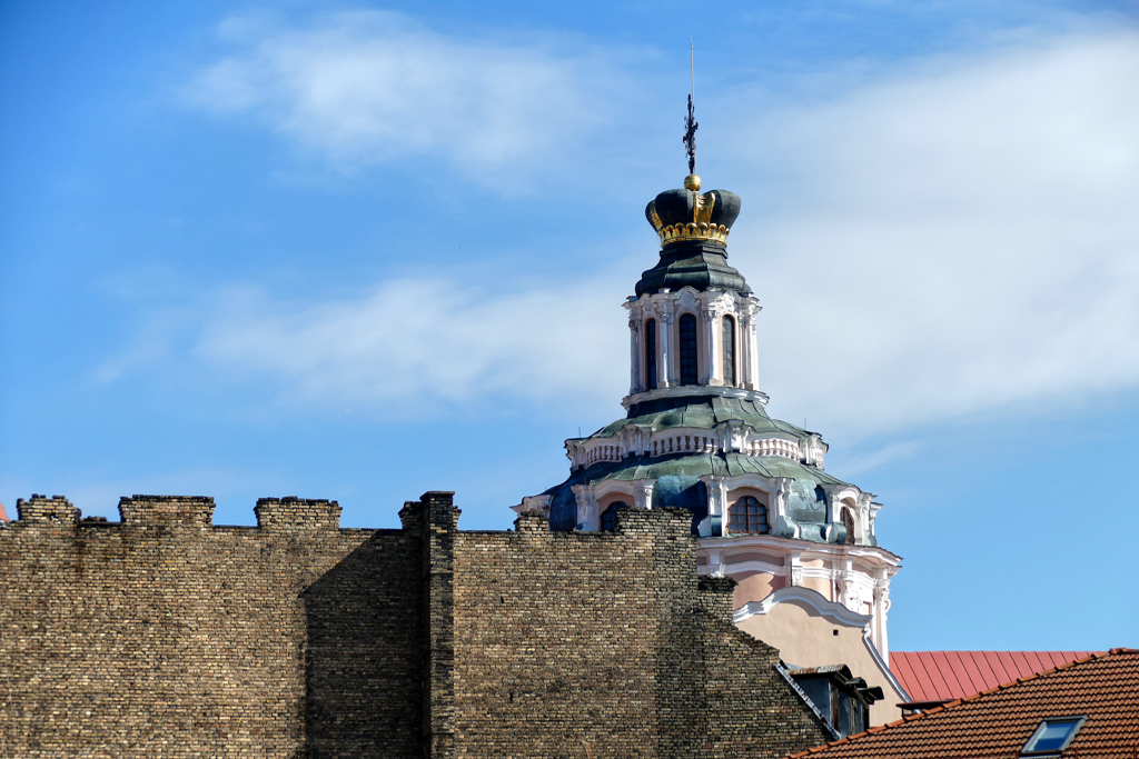 Crown atop the Church of St. Casimir.