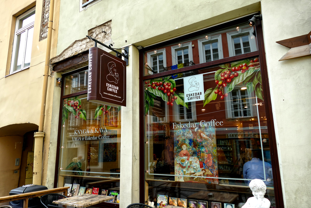 ESKADAR, one of the Best and Most Beautiful Coffee Houses in Vilnius