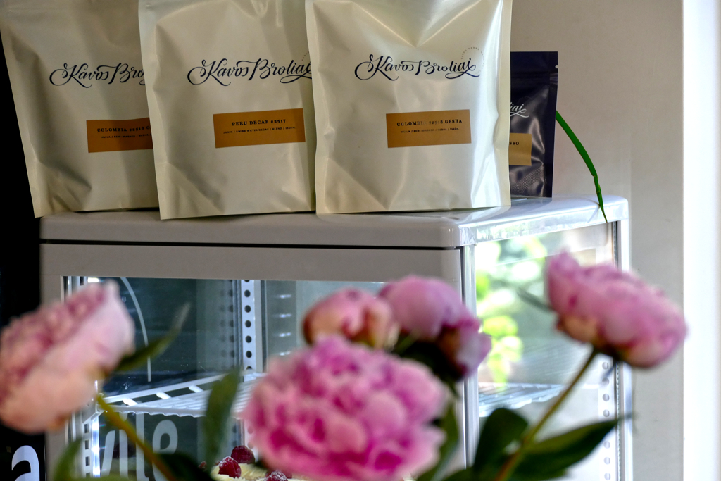 Coffee bags.