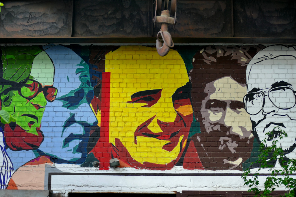 Mural by K ART 7, some of the best street art in Vilnius