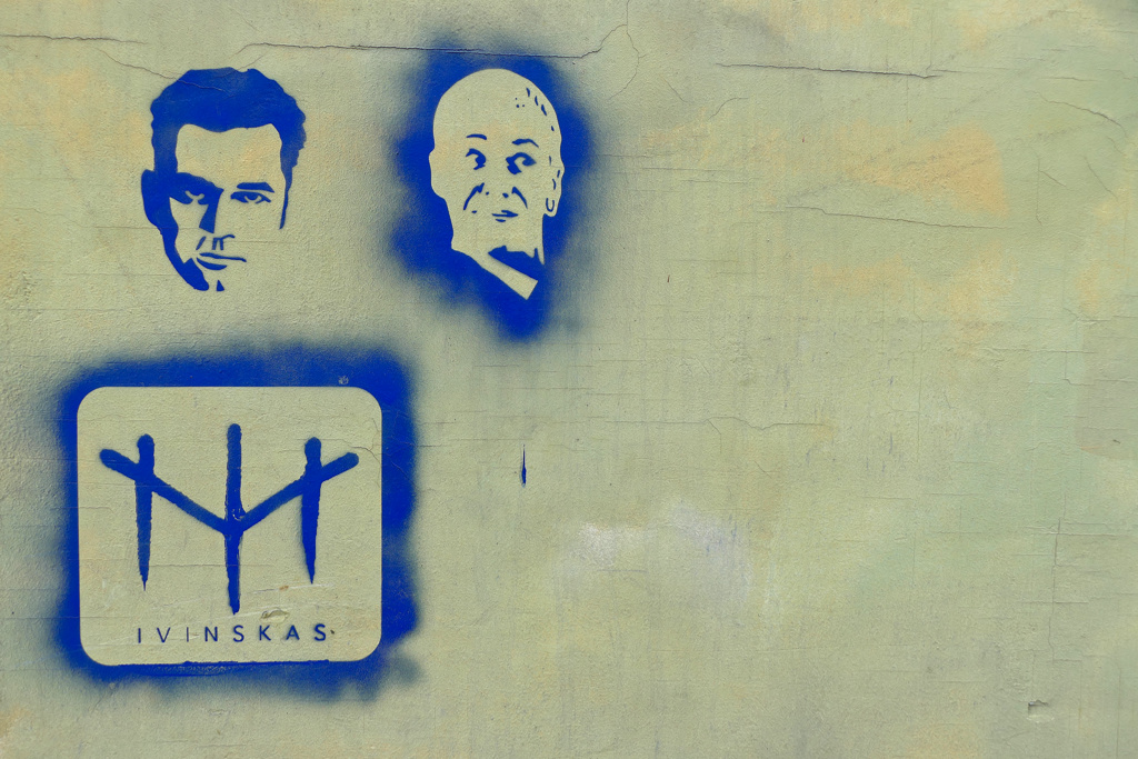 Mural by Martynas Ivinskas, some of the best street art in Vilnius