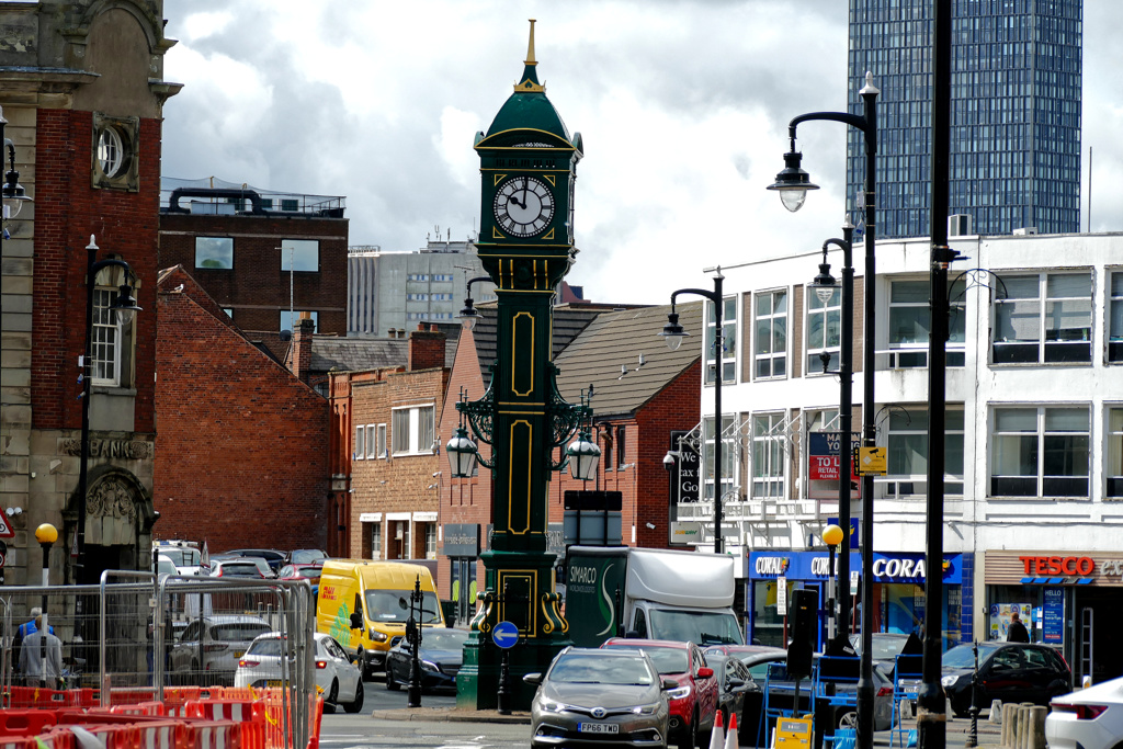The Chamberlain Clock, a classic Edwardian tower clock, was erected in 1903 to mark Joseph Chamberlain's tour of South Africa.