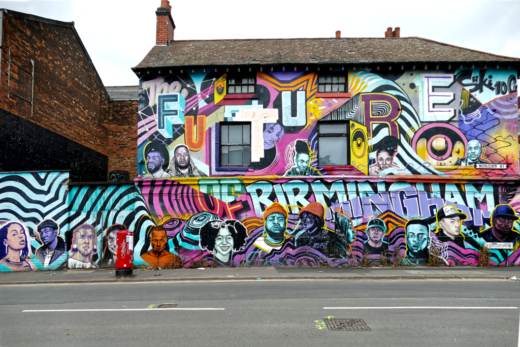 Mural Future of Birmingham by Gent48