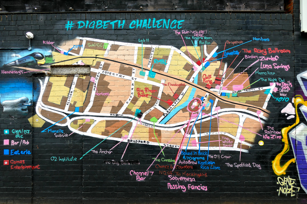 Street art in Birmingham.