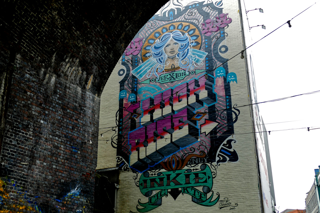 Mural by Inkie in Birmingham