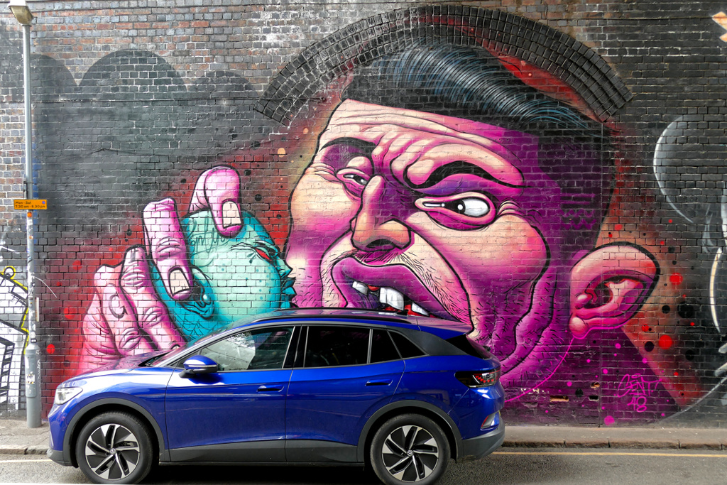 Mural by Gent48 in Birmingham