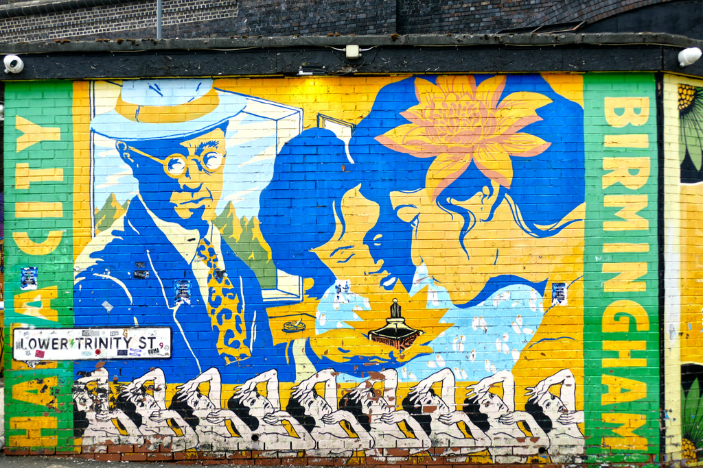 Mural by Broken Fingaz in Birmingham