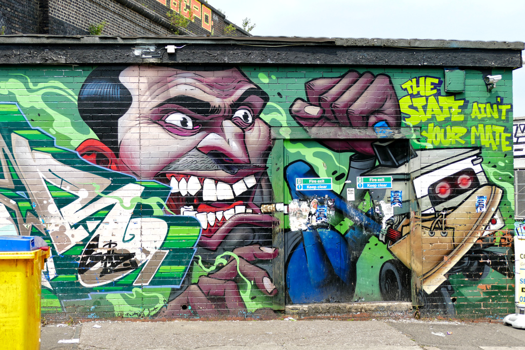 Mural by Gent48 in Birmingham