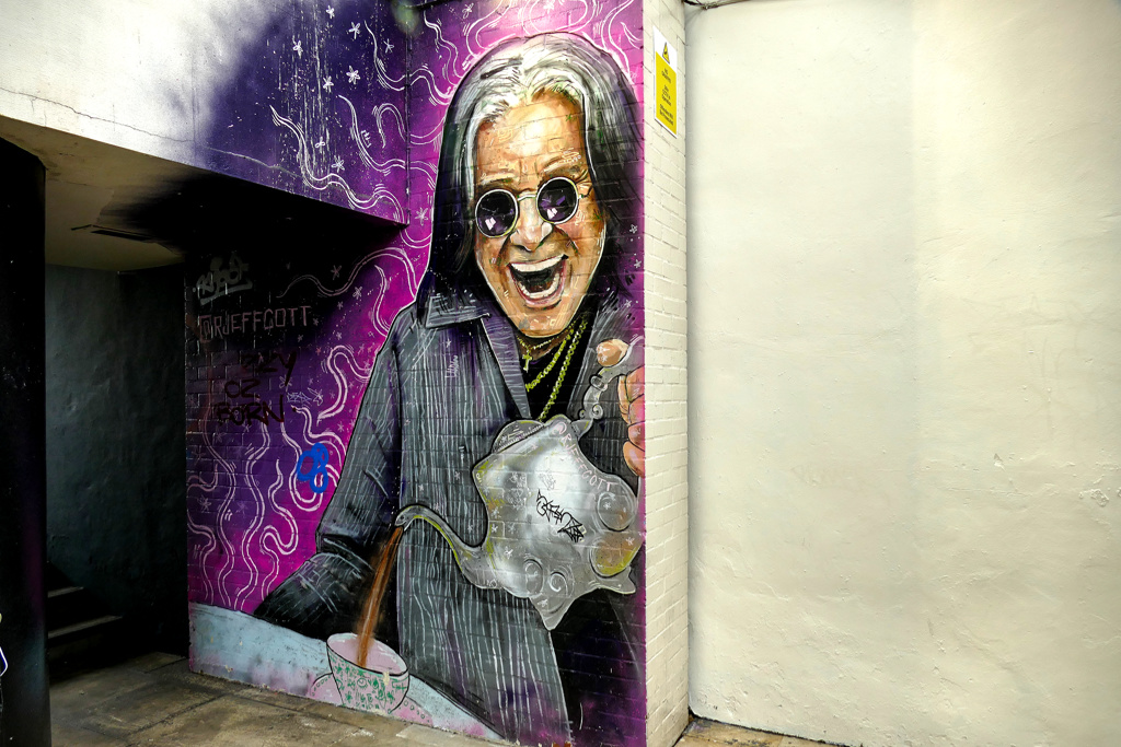 Portrait of Ozzy Osborne by Robbie Jeffcott