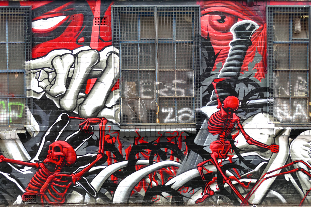 Mural by Gent48 in Birmingham