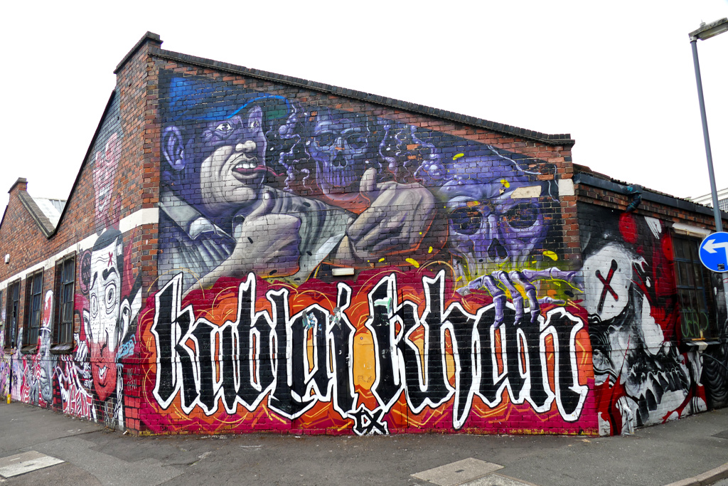 Mural by Gent48 in Birmingham