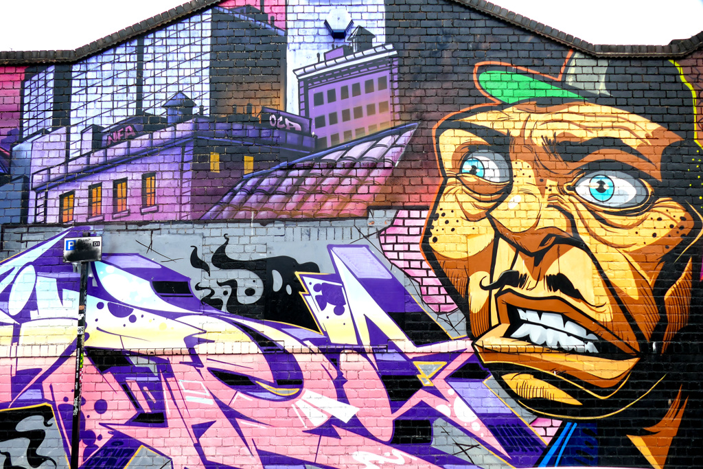 Mural by Gent48 in Birmingham