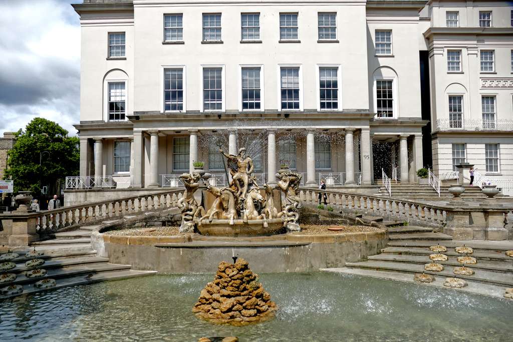 The Neptune Fountain in Cheltenham.