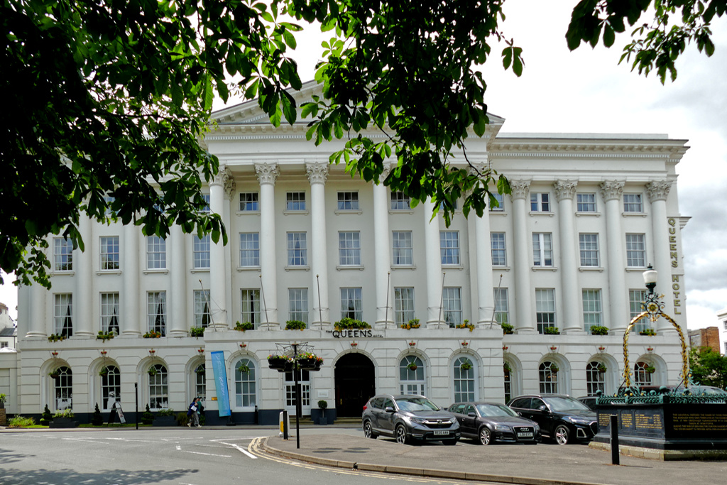 Queen’s Hotel in Cheltenham.