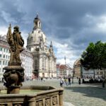 View of the main square in Dresden.