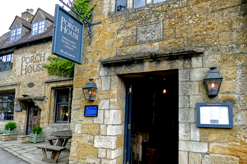 The Porch House in Stow-on-the-Wold in the Cotswolds.