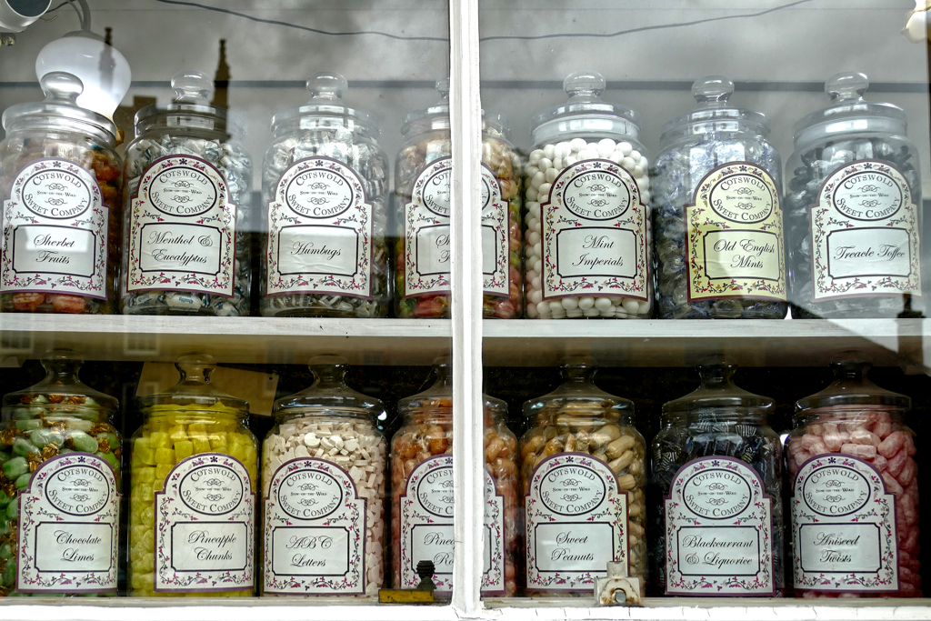 Sweet store in Stow-on-the-Wold.