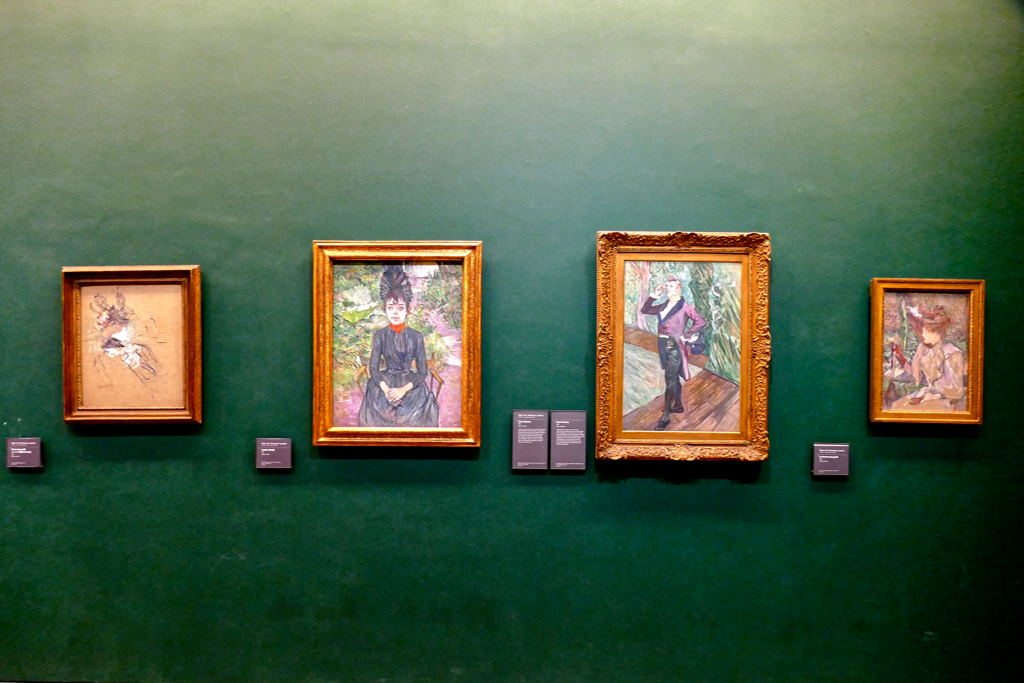 Four pictures by Toulouse-Lautrec