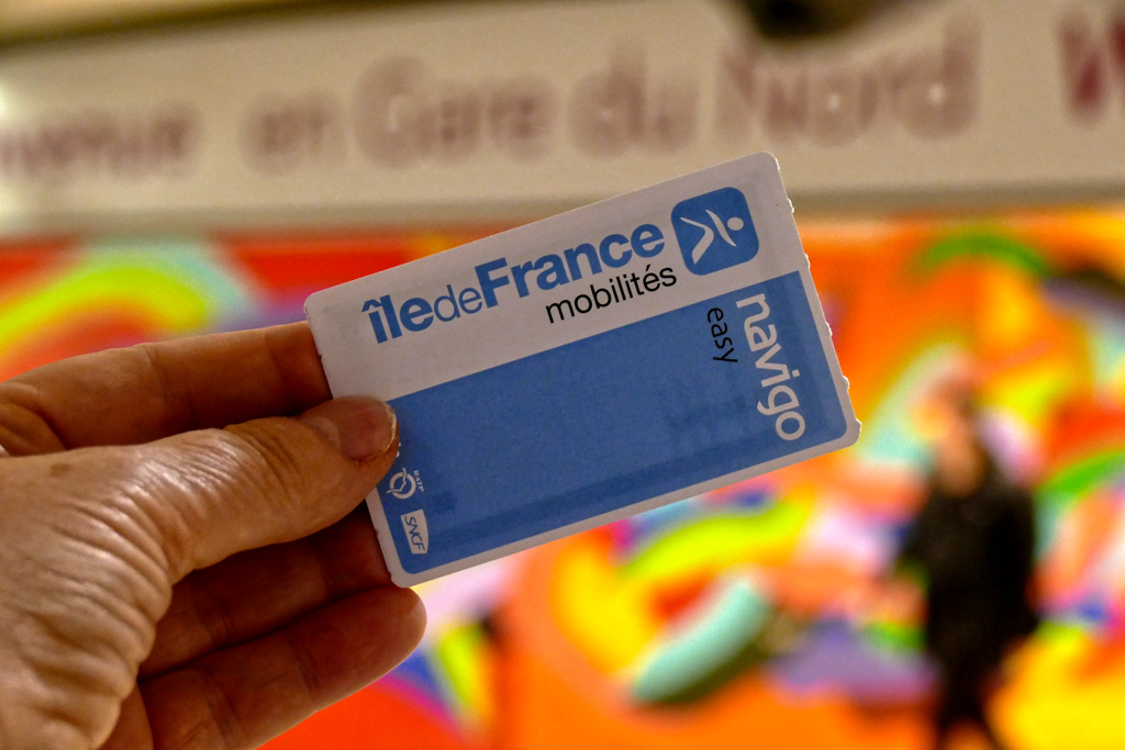 Navigo Pass in Paris.