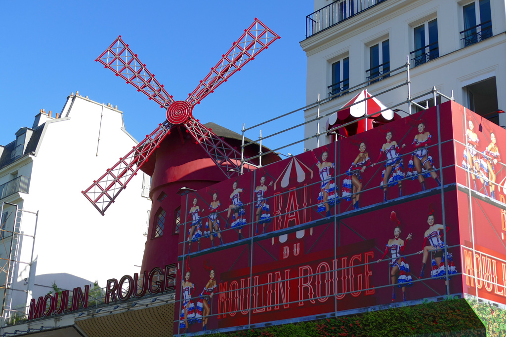Moulin Rouge in Paris.