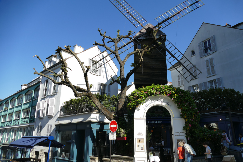 Moulin de la Galette in Montmartre.