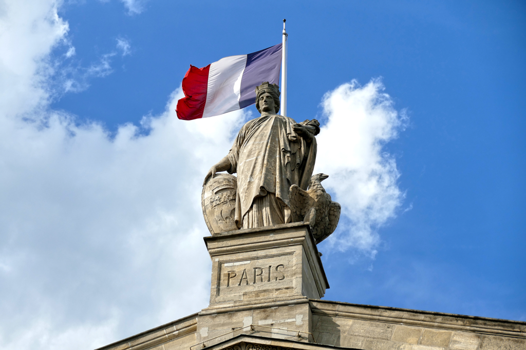 The perfect personification of Paris, sculpted by James Pradier.