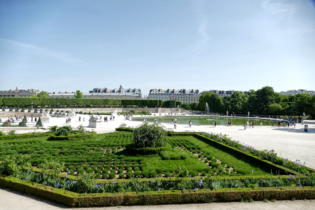Jardin des Tuileries in Paris.