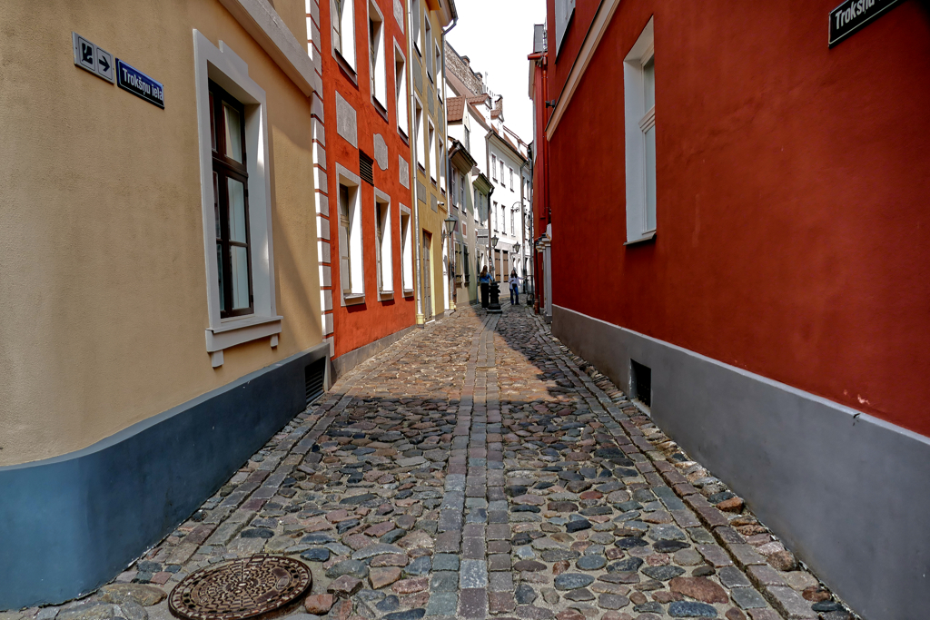 Alley in Riga.
