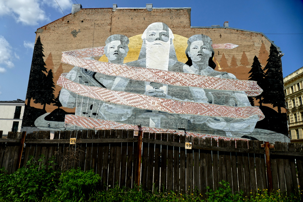 Saule . Pērkons . Daugava - Sun. by KIWIE and Rudens Stencil.