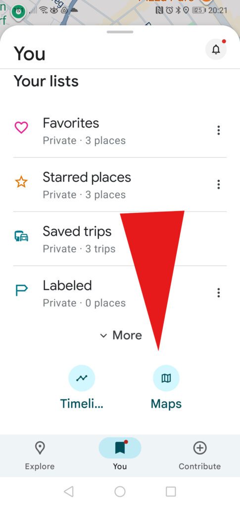 Opening a MyMap in Google Maps