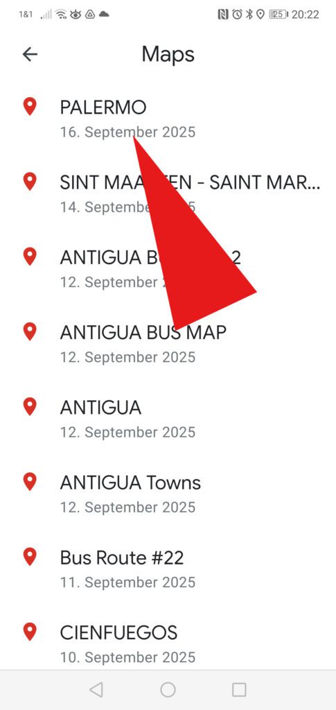 Opening a MyMap in Google Maps