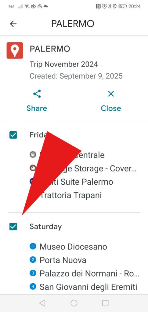 Viewing a MyMap in Google Maps