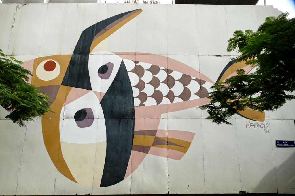 Pez volador y Tiburón by César Manrique