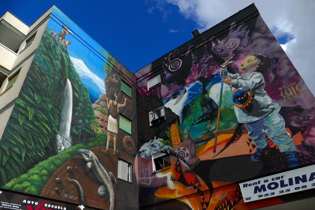 Murals by DRNUBAH and Victor Seus