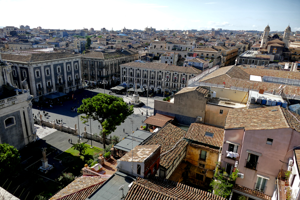 Piazza del Duomo in Catania.