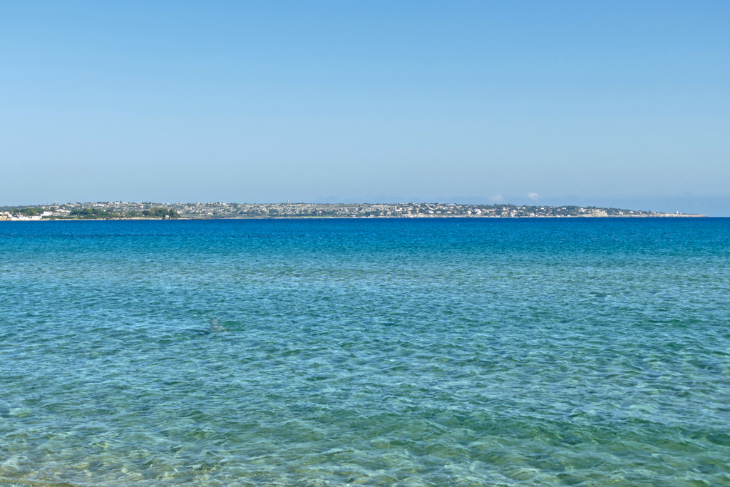 The waters off Spiaggia Arenella.