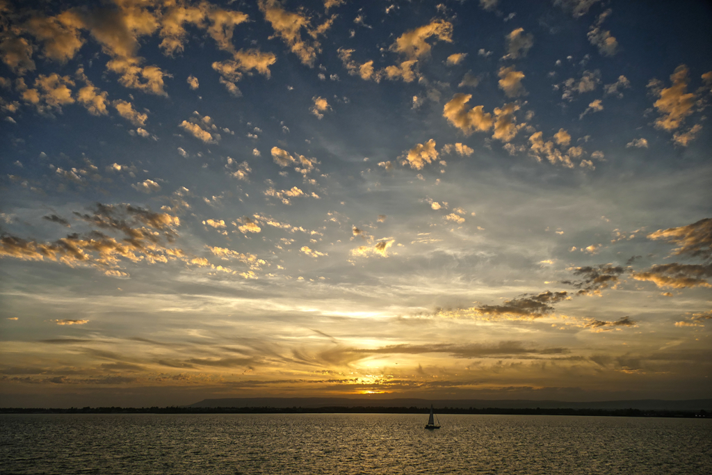 Sunset over Syracuse.