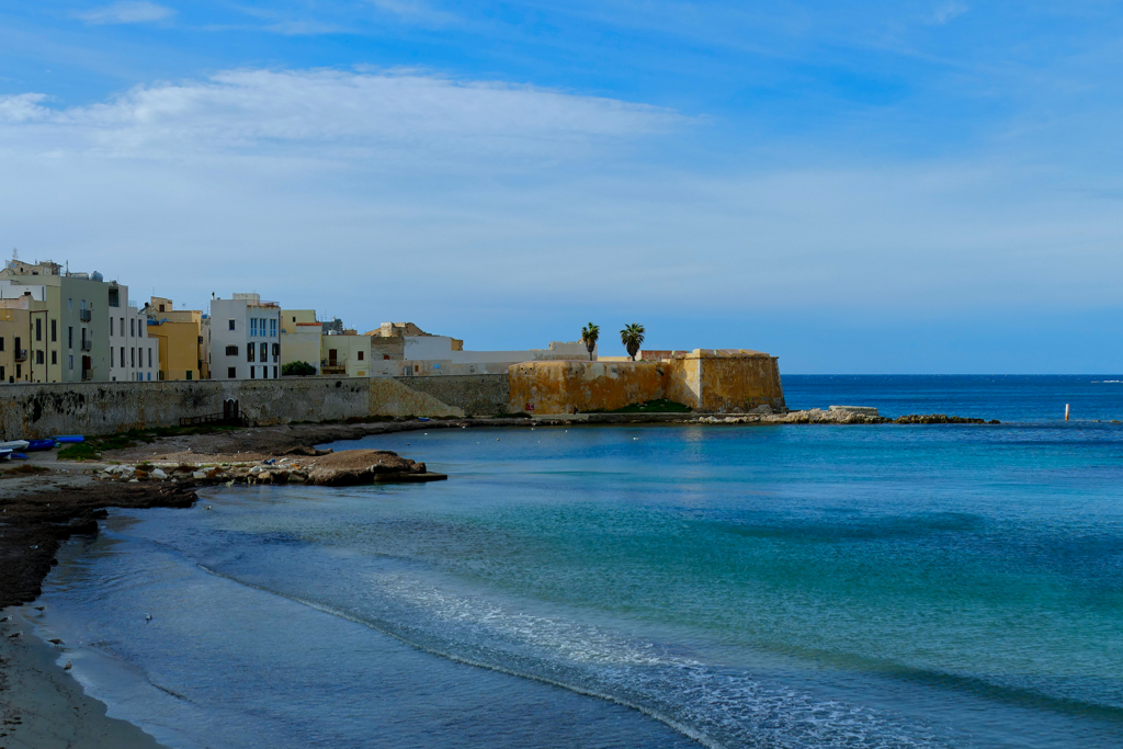 Eastern shores of Trapani.