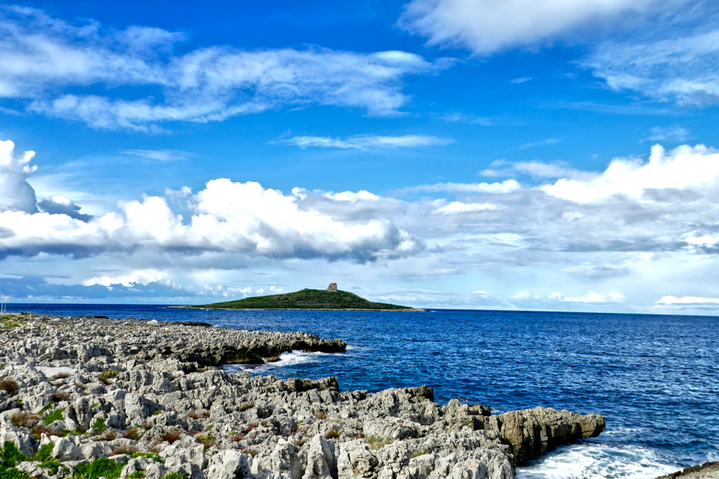 View of the actual island from Isola delle Femmine.