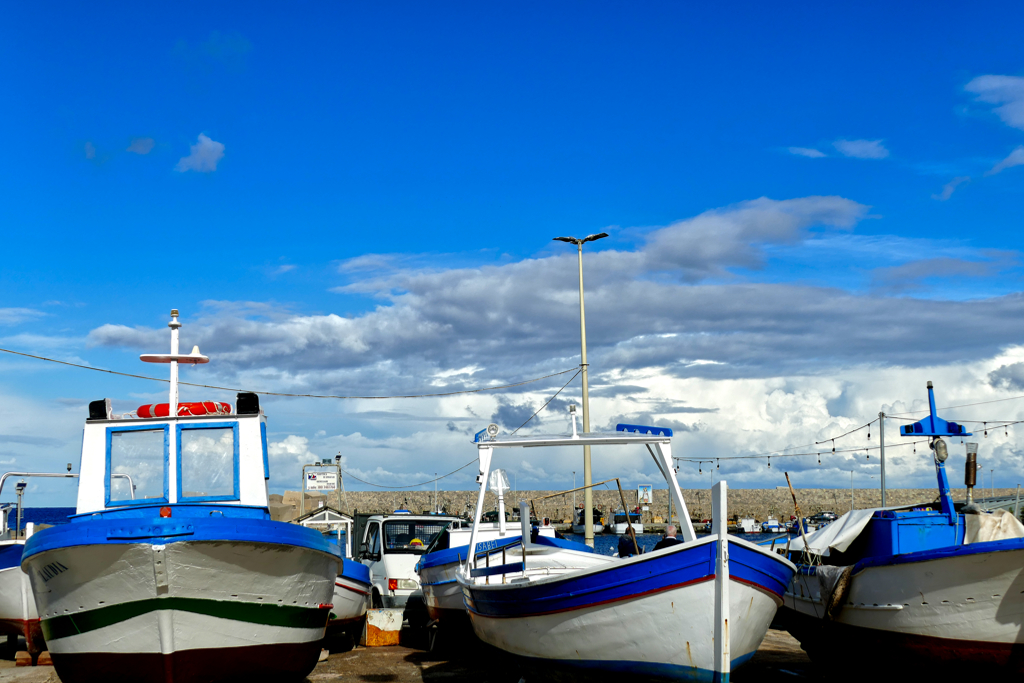 Boats in Isola delle Femmine.