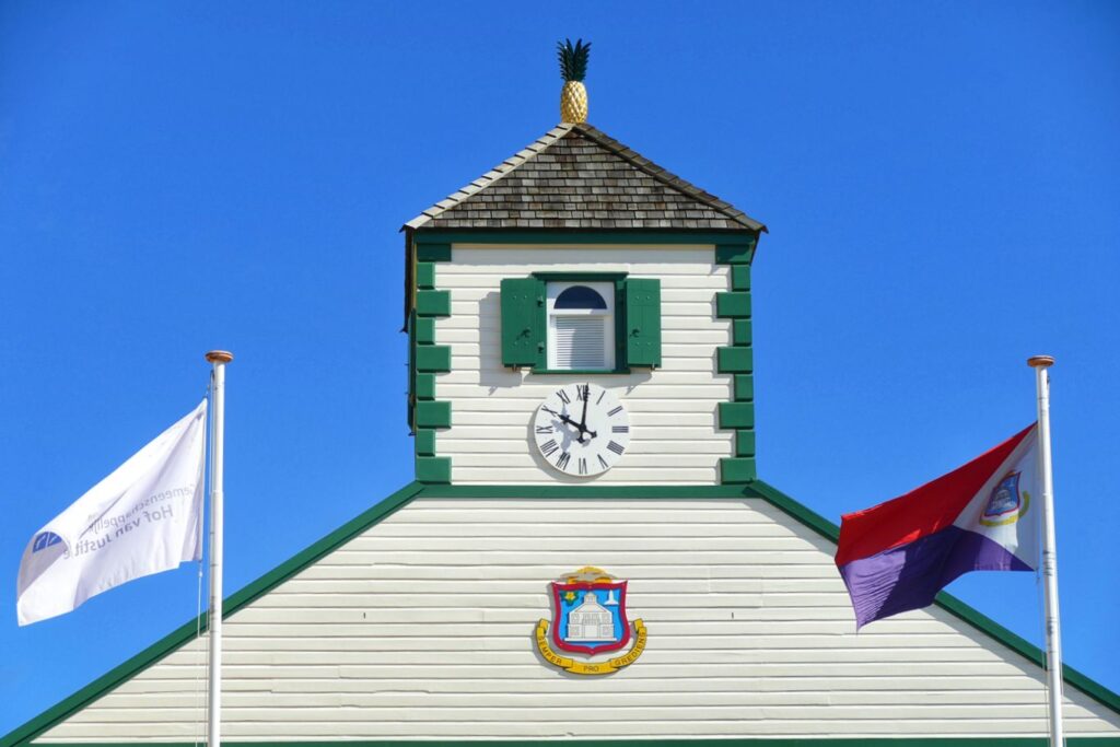 Courthouse of Sint Maarten.