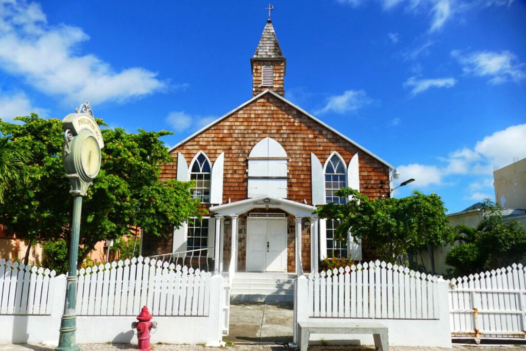 Methodist Church in Philipsburg Sint Maarten.