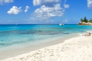 Mullet Bay Beach in Sint Maarten.