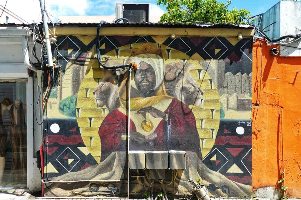 Some of the best Street art in Sint Maarten by Nica Labelle.