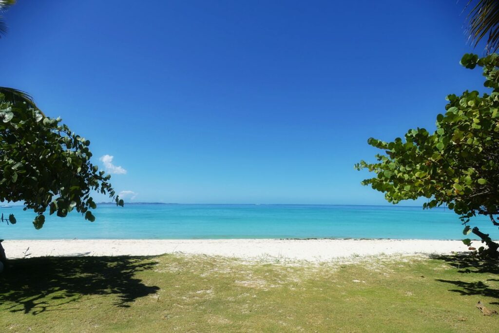 Rendezvous Beach in Anguilla, visited on a day trip from Saint Martin. 